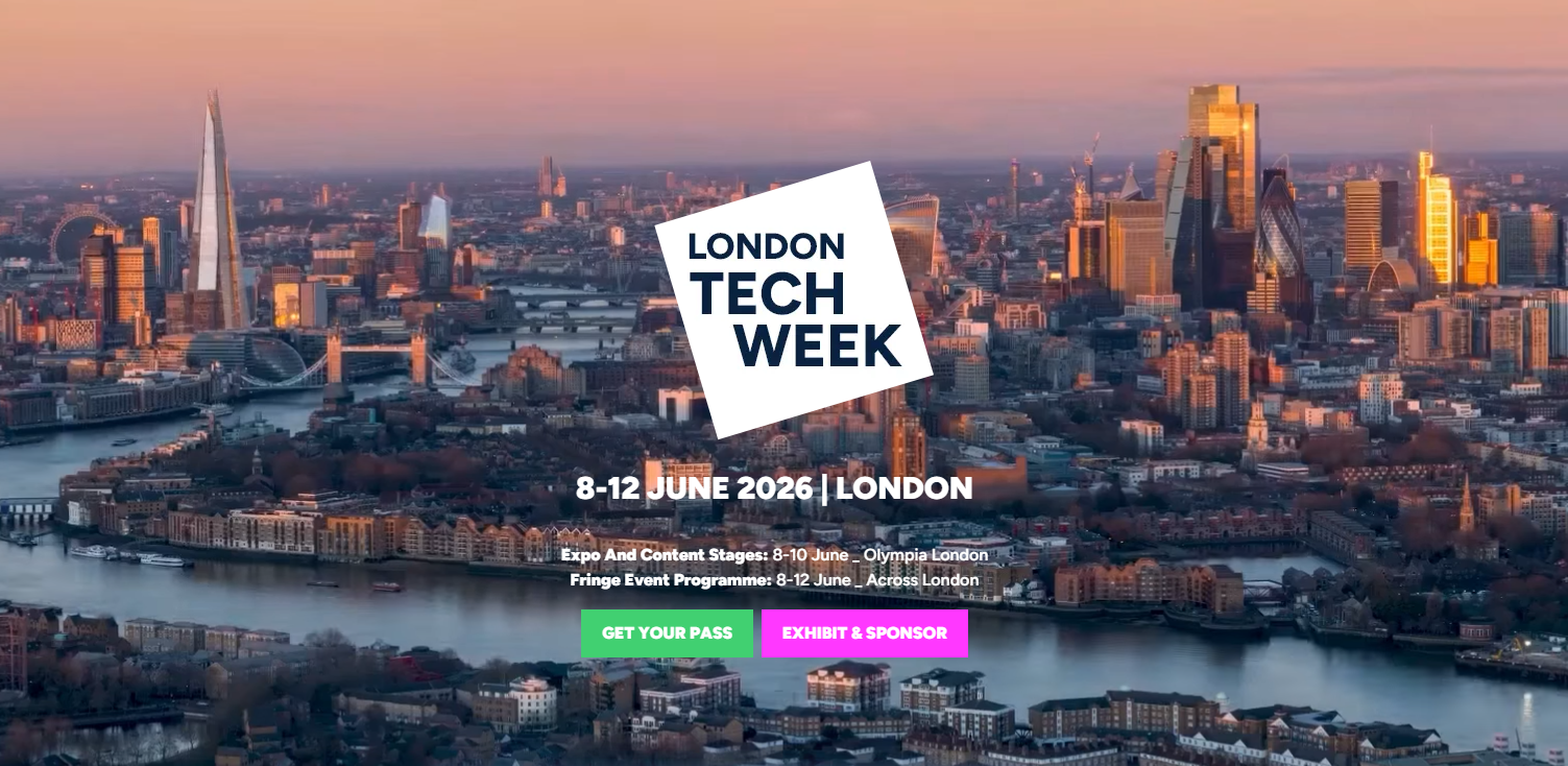 London skyline at sunset, London Tech Week 2026