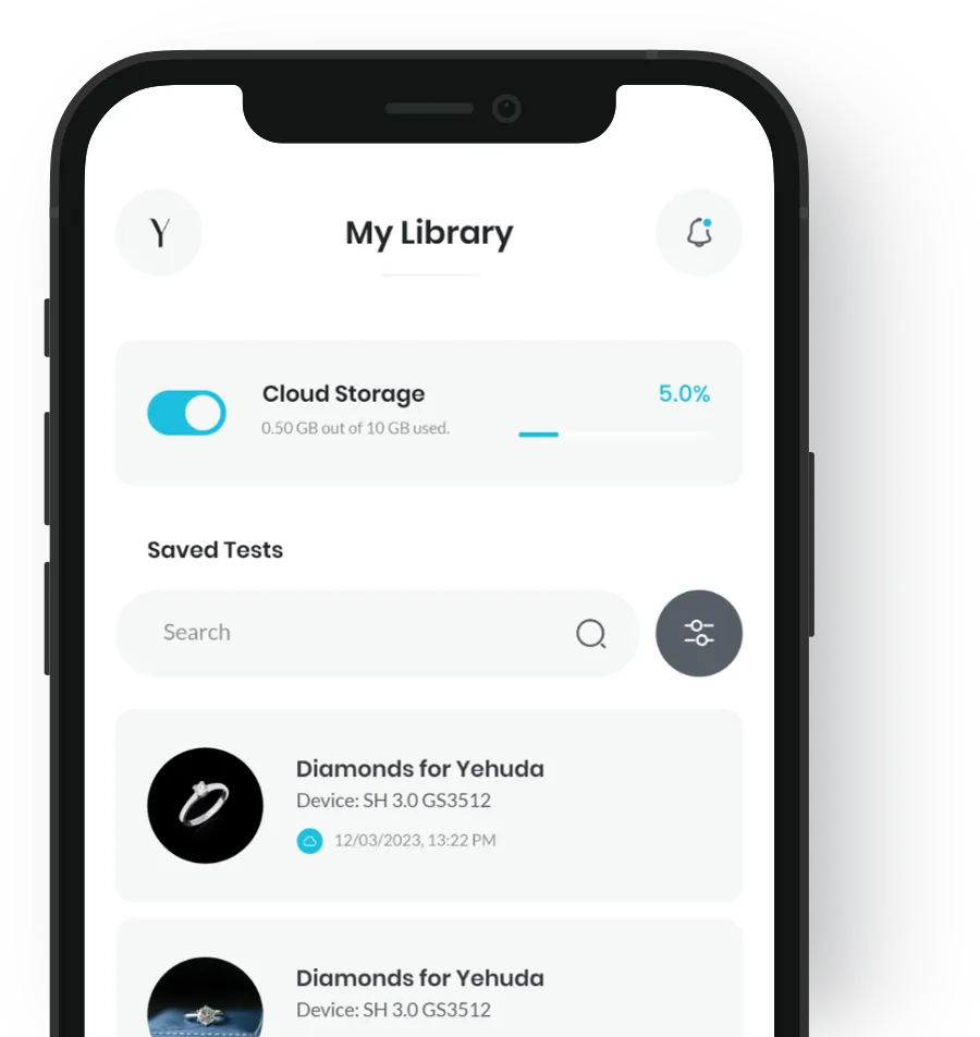 App screen showing My Library