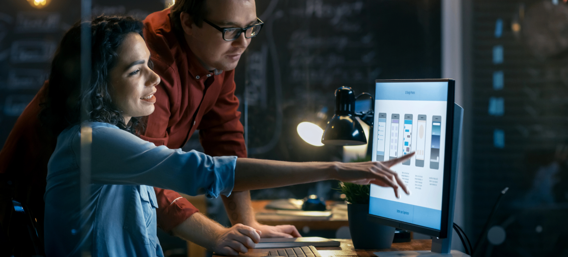 Mejix team collaborating on a design project